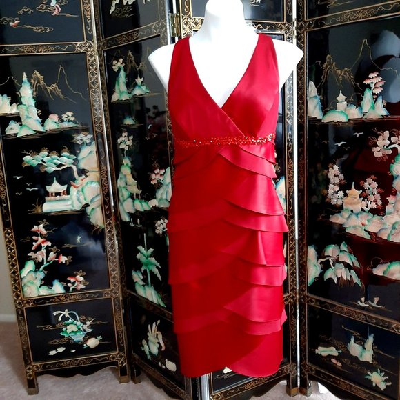 Alex Social Dress with Embellished Bodice - Picture 1 of 5